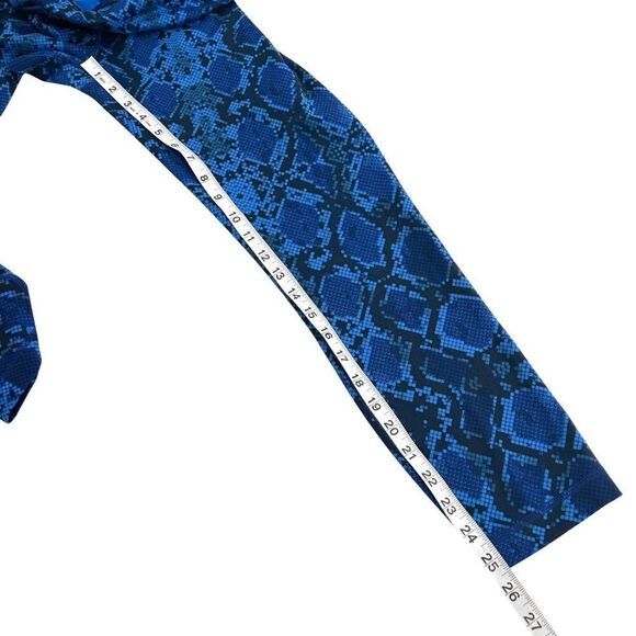 Lululemon Speed Tight IV Blue Snake Print Leggings size 8 - Picture 4 of 5
